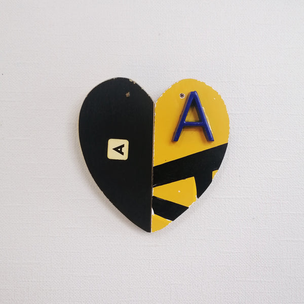 Weathered Heart -Big A, Little a - small