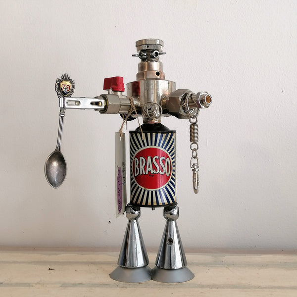 Brasso Tinpot Deskbot