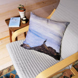 Scenic Painterly Cushion -Pied Shag