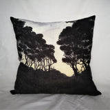 Scenic Painterly Cushion-Evening Pohutukawas