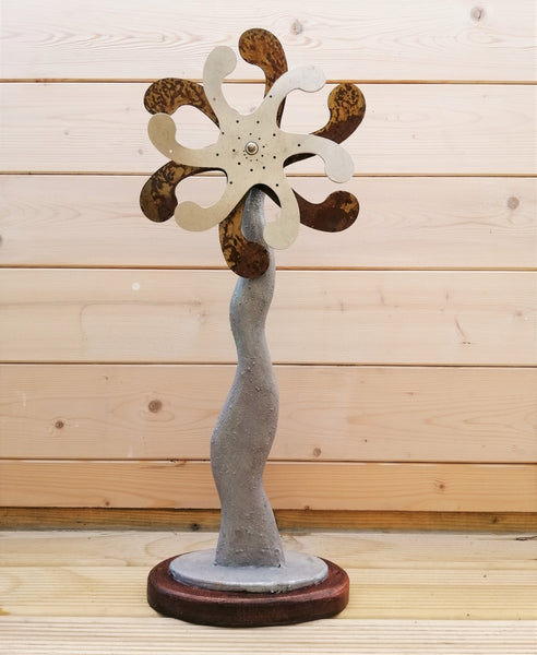 Koru Wheel Wind Sculpture