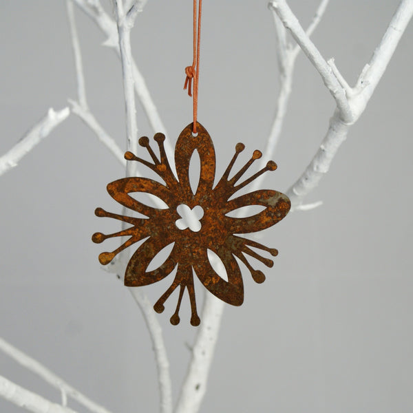 Rusted Shape- Pohutukawa Star