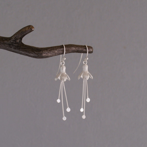Fuschia earrings