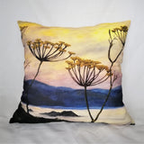 Scenic Painterly Cushion - Fennel
