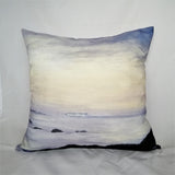 Scenic Painterly Cushion -Ferry Crossing