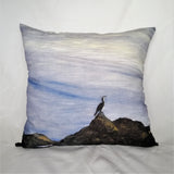 Scenic Painterly Cushion -Pied Shag